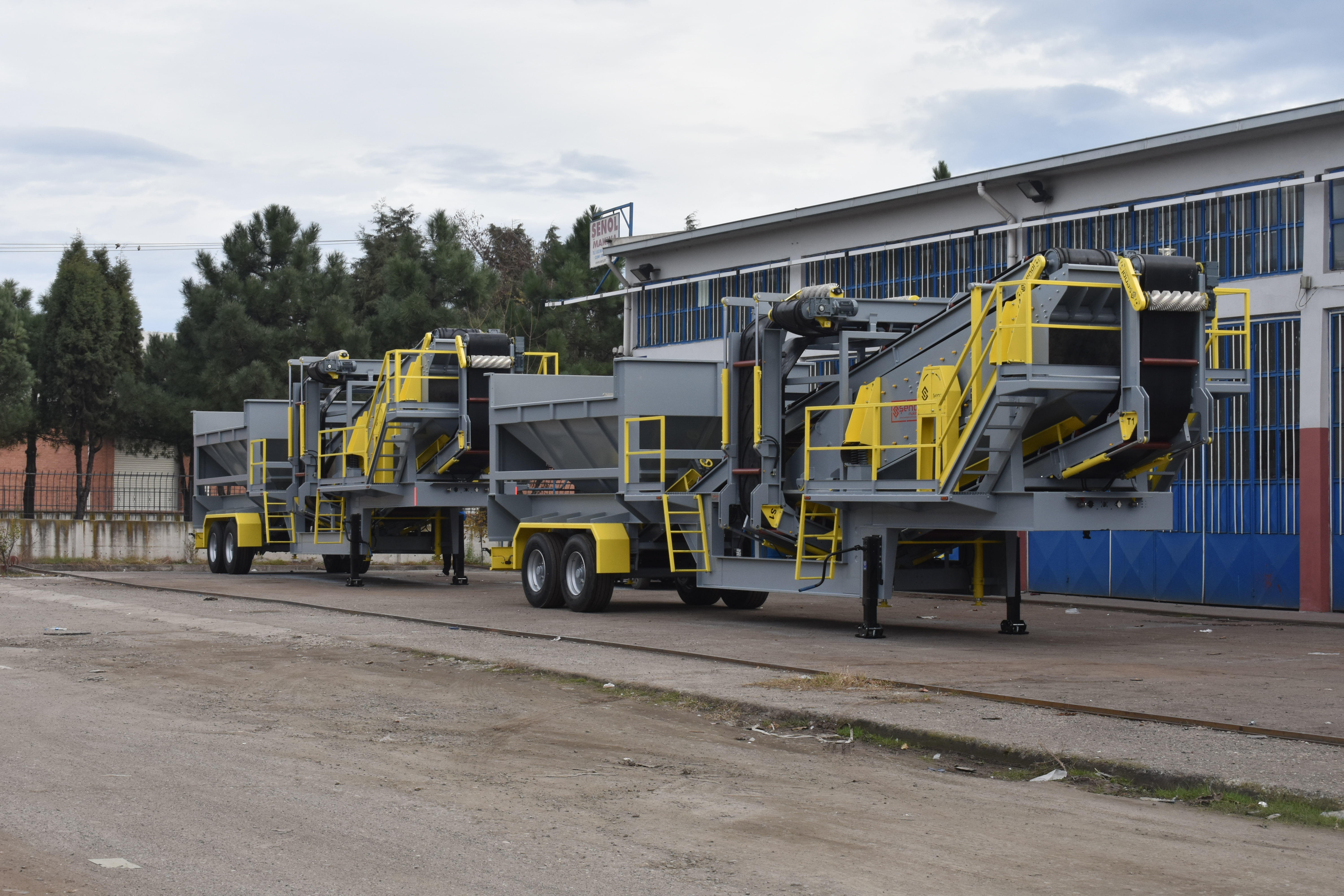 Мобильный грохот